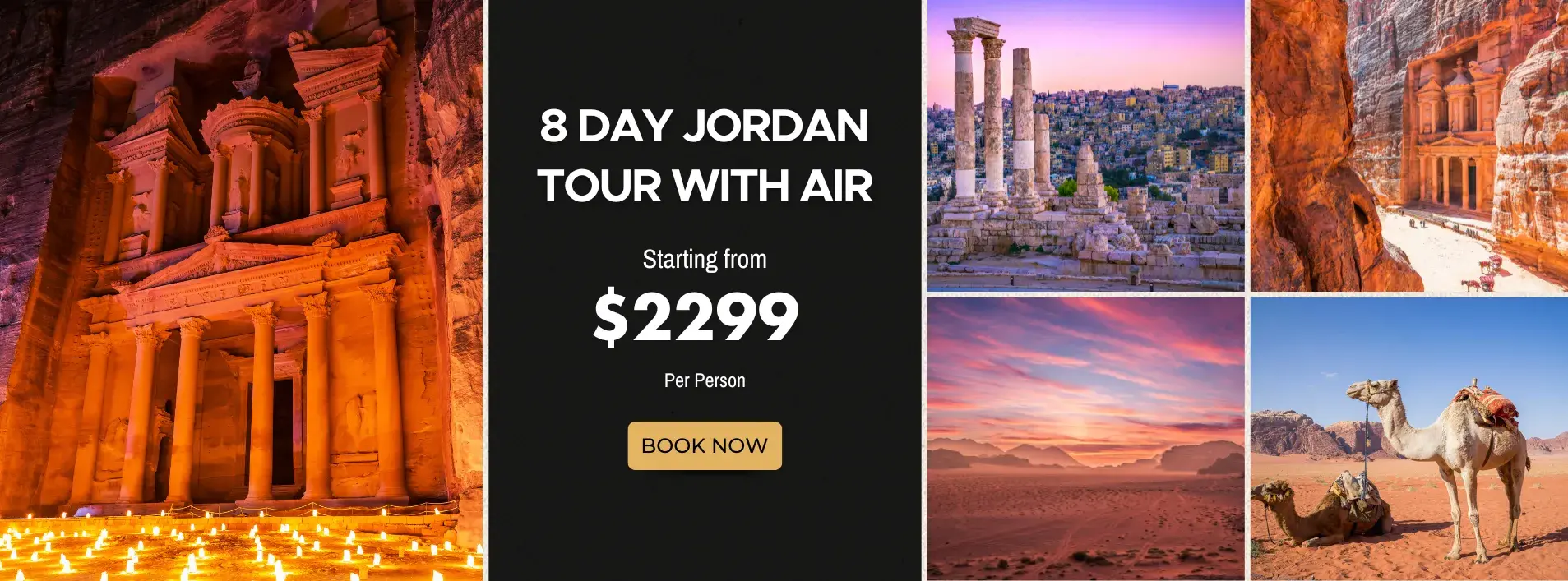 8 Day Jordan Tour W/Air