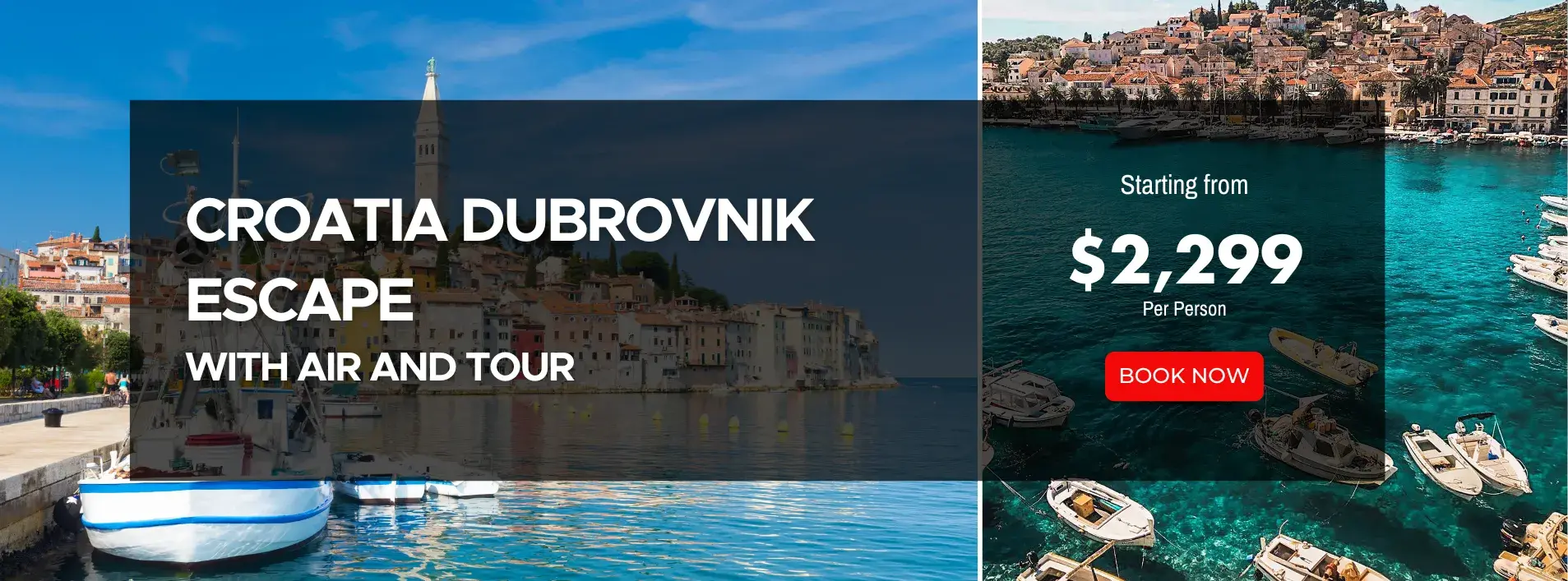 Croatia Dubrovnik Escape W/Air and Tours