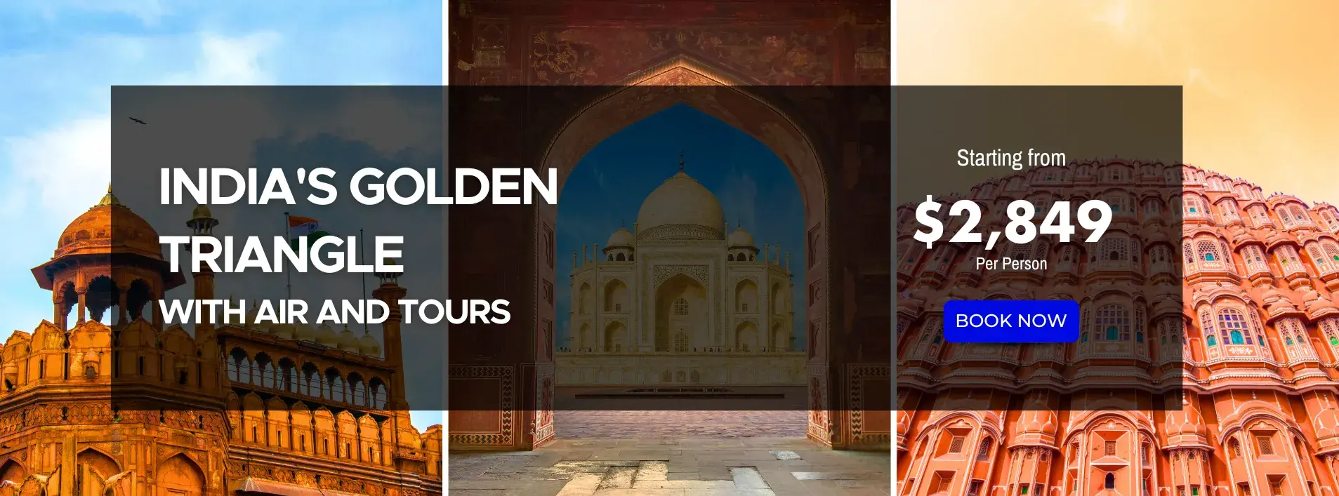 India's Golden Triangle W/Air and Tours