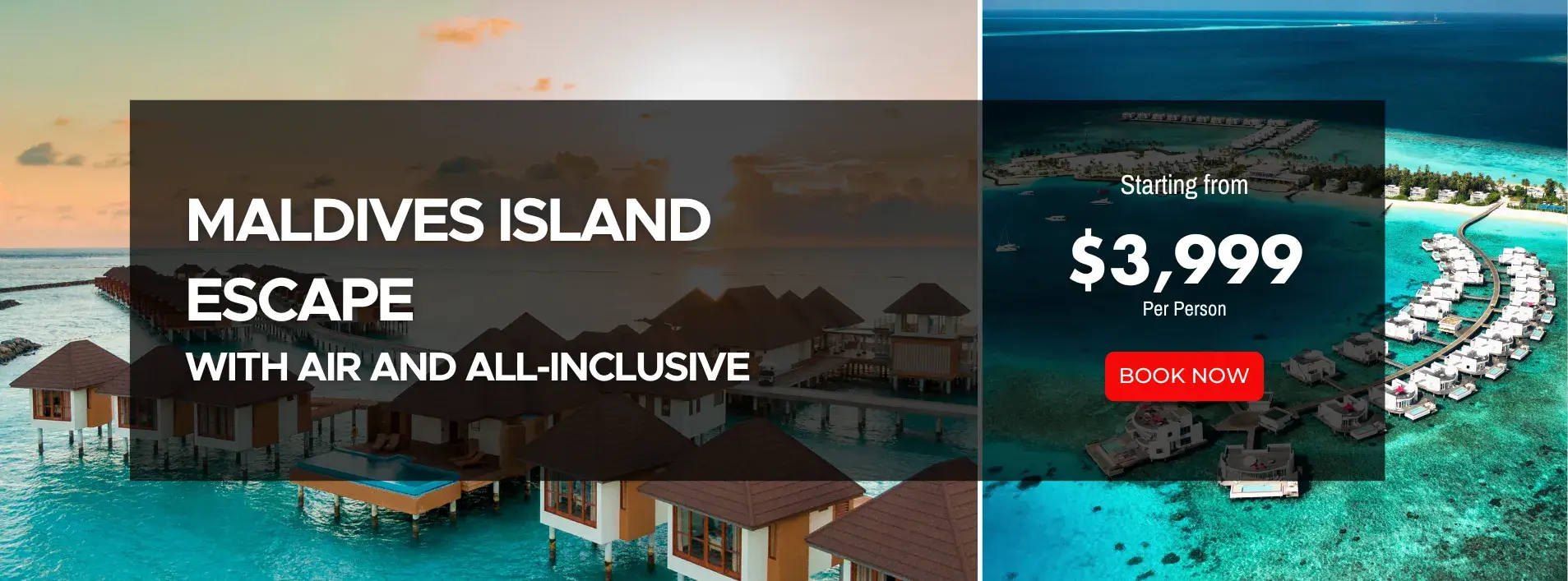 Maldives Island Escape W/Air and all-inclusive