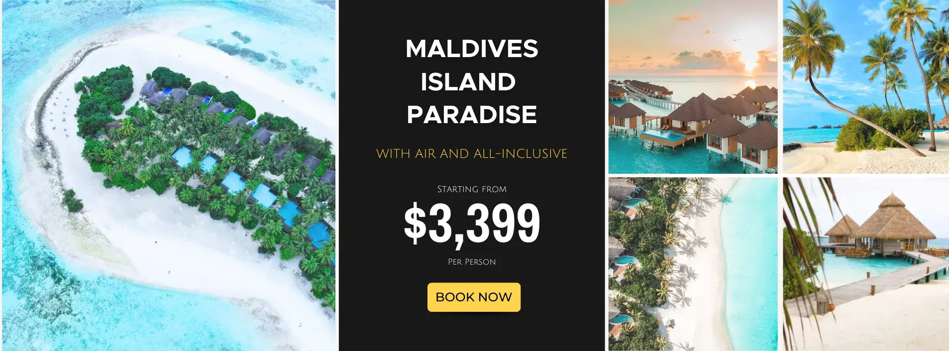 Maldives Island Paradise W/Air and All-Inclusive