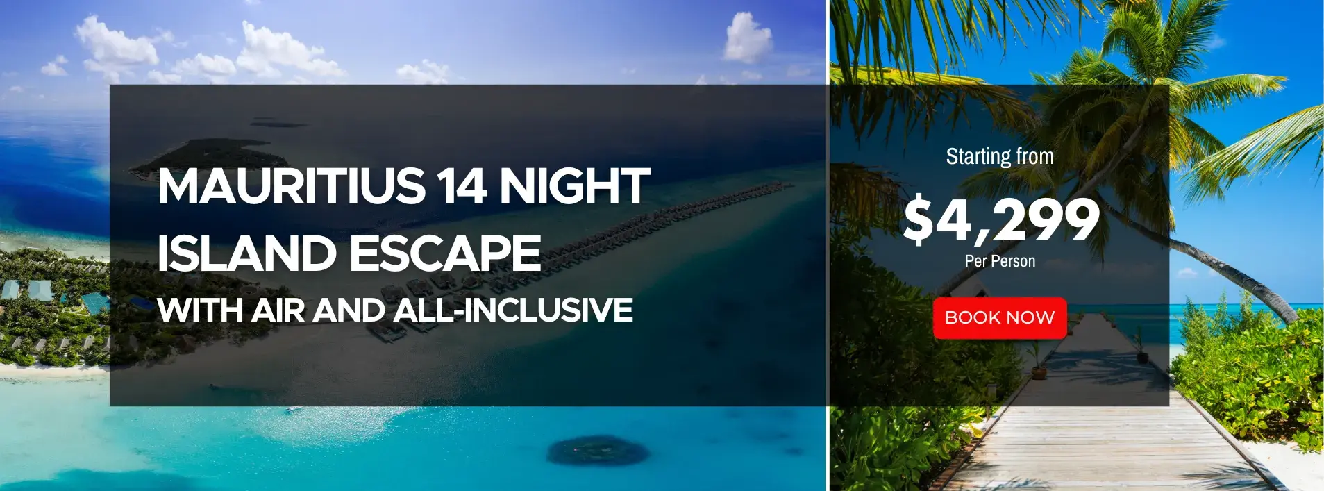 Mauritius 14 Nt Island Escape W/Air and All-Inclusive