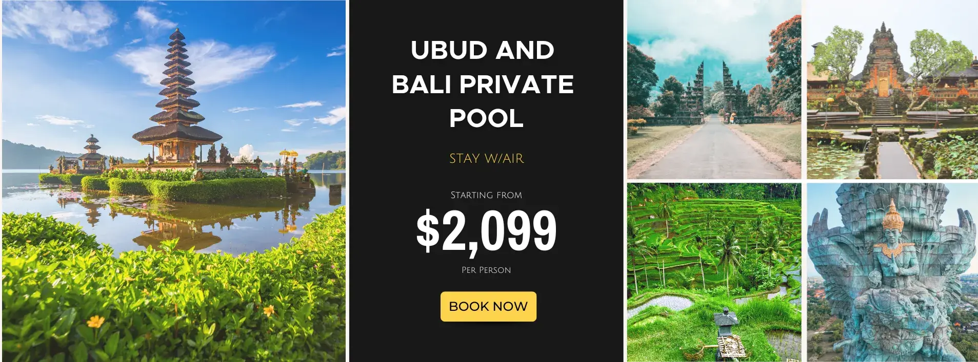 Ubud and Bali Private Pool Stay W/Air